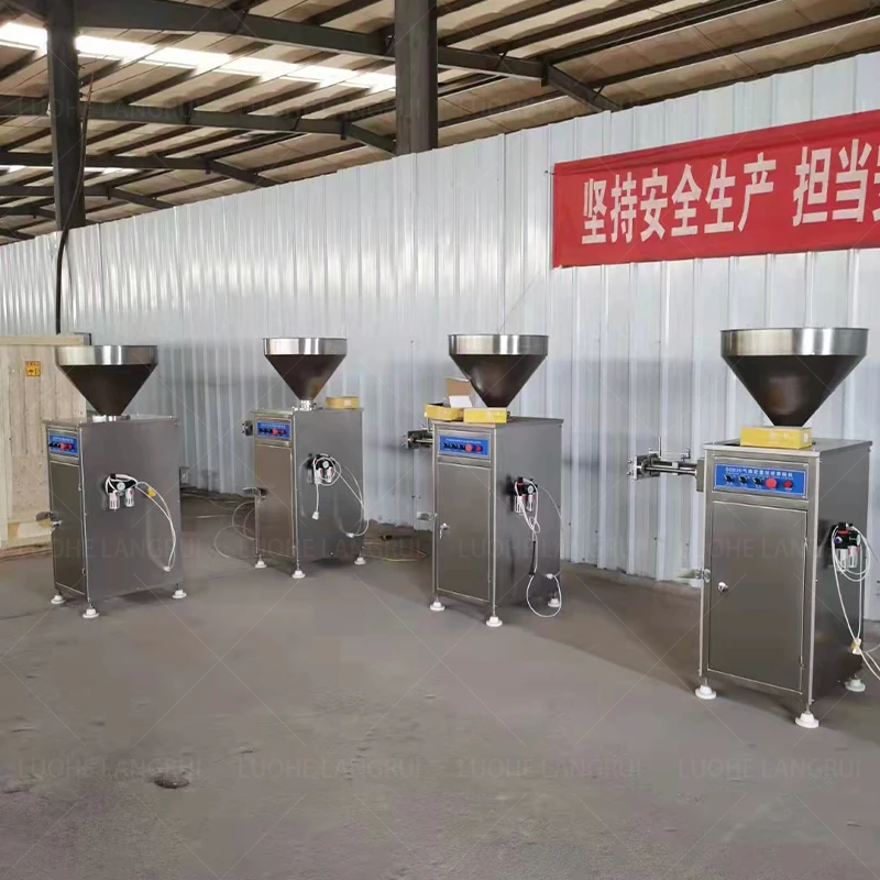 Widely used vertical pneumatic sausage stuffing automatic knotting machine