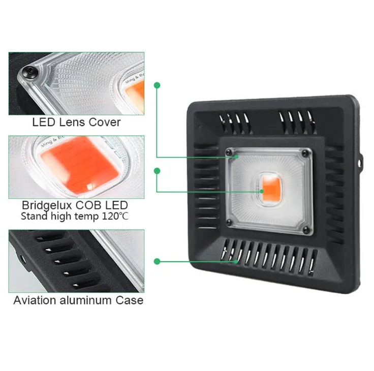 Latest Hot Selling full spectrum 50w 100w 150w epistar led grow light cob 50w led chip