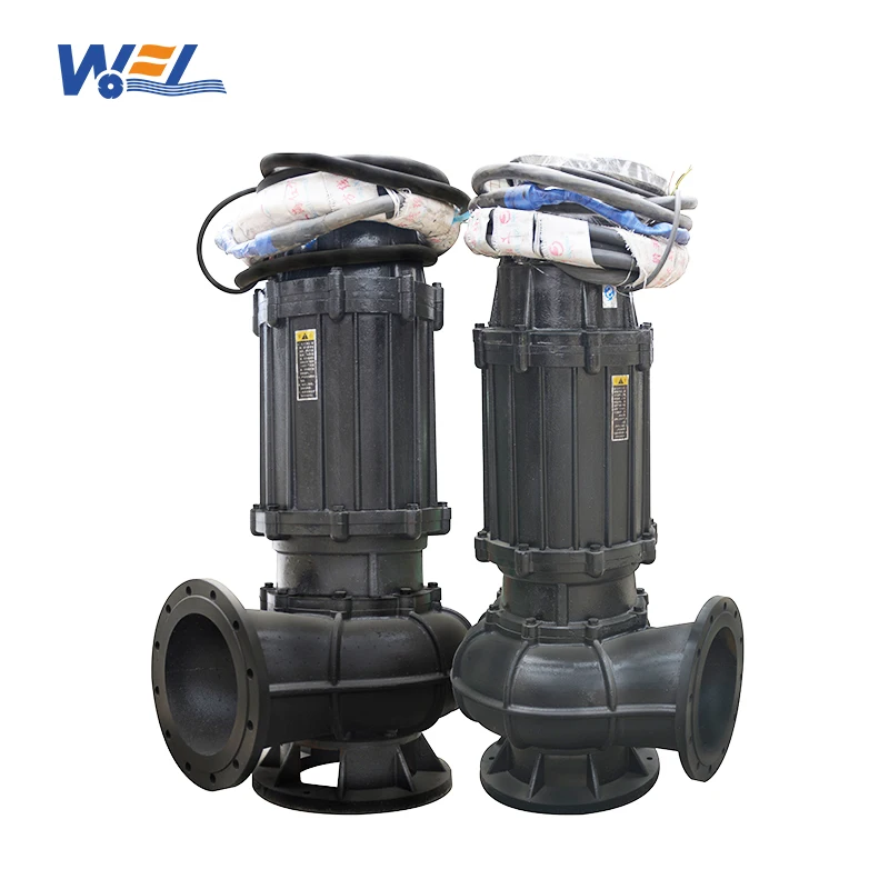 Electric non-clog 4kw 7.5kw 11kw 15kw 22kw 30kw drainage sump pump price waste water dewatering sewage submersible pump