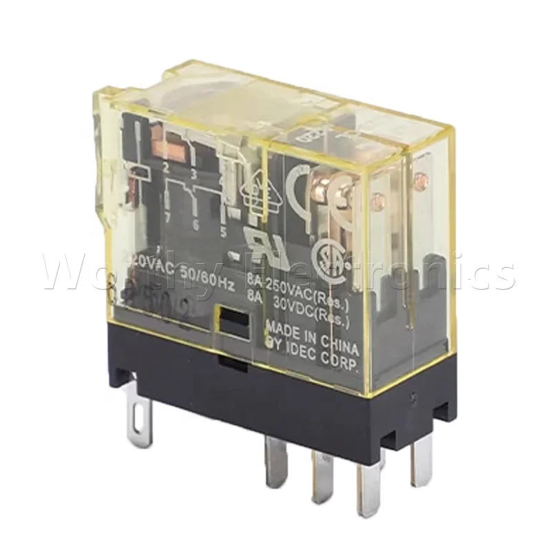 WGZX электронный компонент реле связи 24V/220VAC 8A 8PIN DIP RJ2S-CL-A модуль