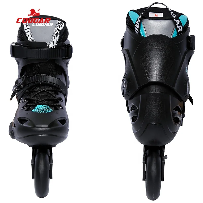 MZS509C Cougar Slalom Skates Inline Roller Skates Shoe For Adult Man Women Skating Club Shop Perfusion Pu Wheel Hard Shell Boot