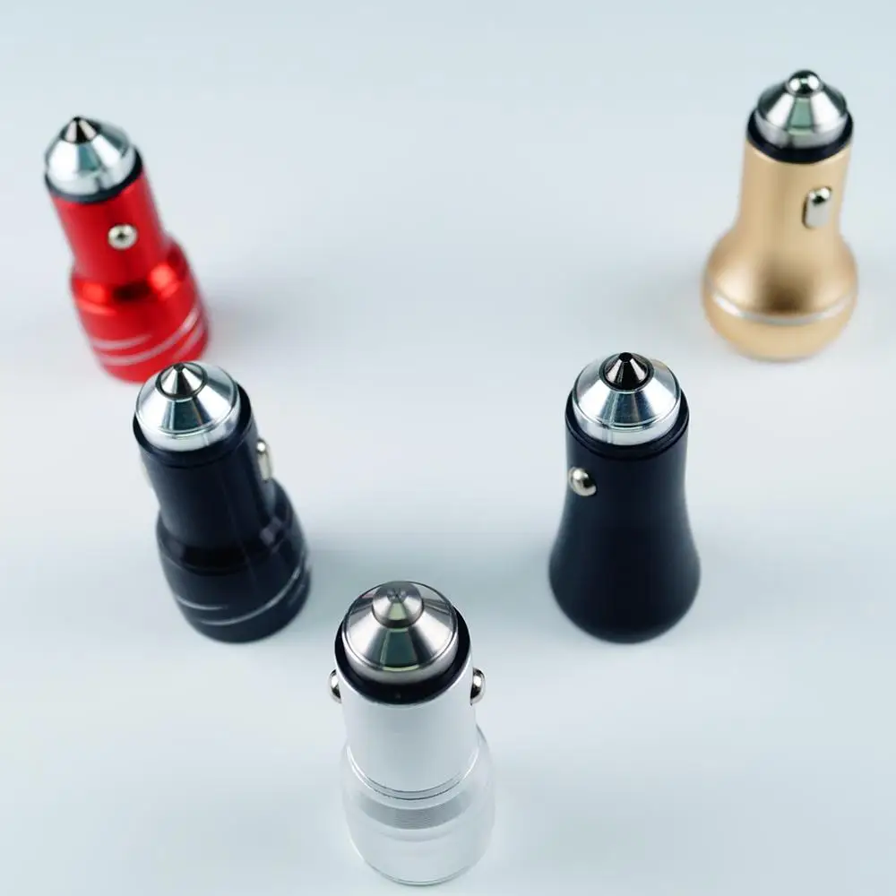 
Factory Discount 12v-24vac Dual usd Car Charger 5v 3.1A 