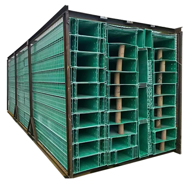 Green Color Frp Cable Tray For Power Cables