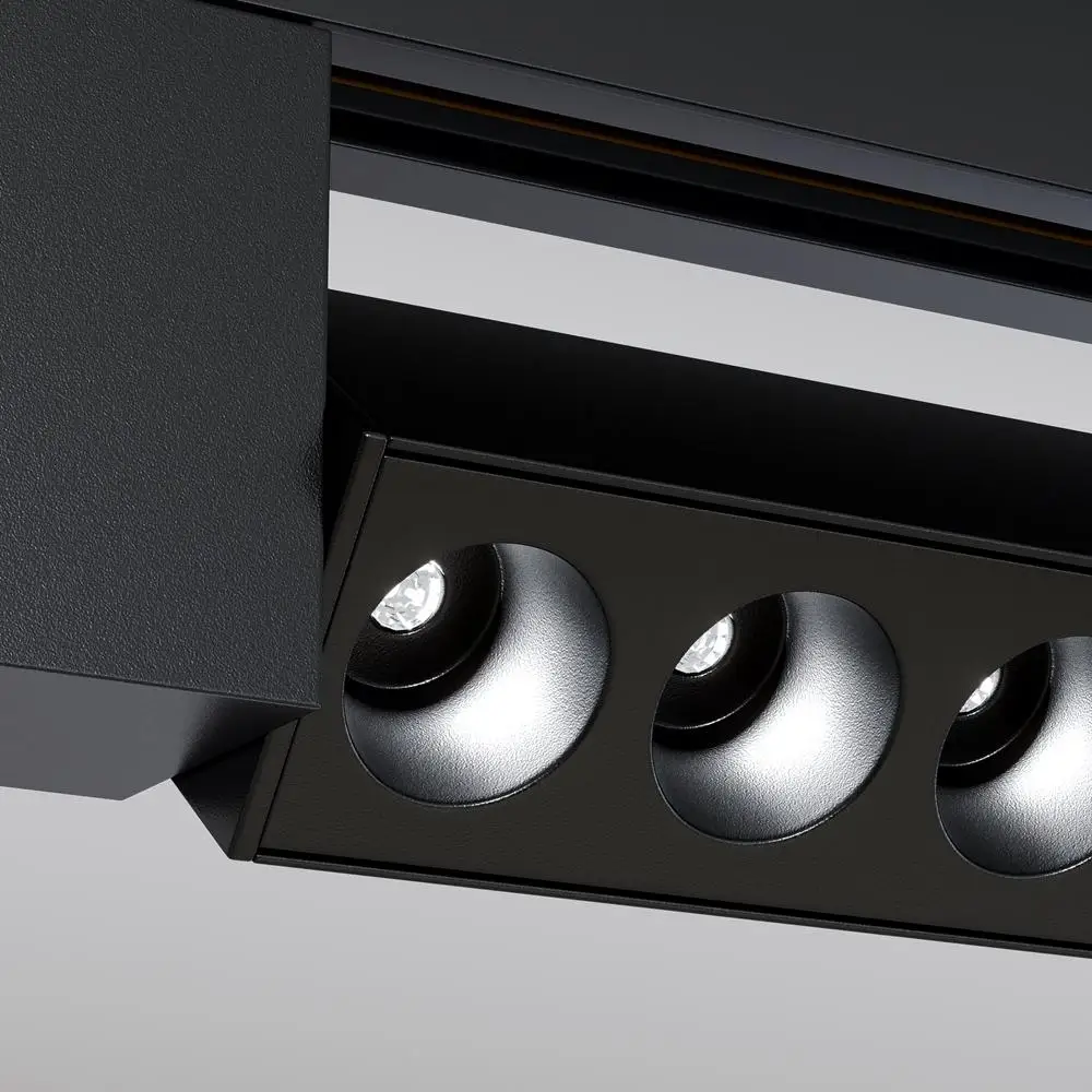 Ra 80 High Lumen linear track light 3000Lm input voltage AC 220V Mall track spot light for clothing store