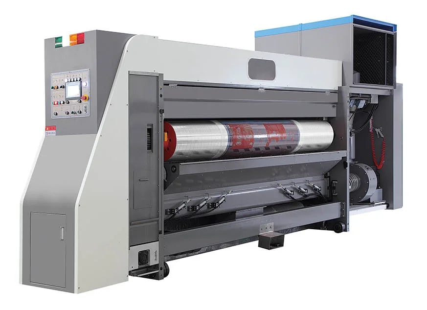 High Definition Vacuum Corrugated Board Flexo Printing Slotting Machine / Printing Soltting Machine