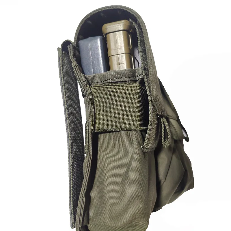 OEM ODM Removable Magazine Holster Pouch Cordura Camo Pattern Molle 3 Magazine Pouch 9mm