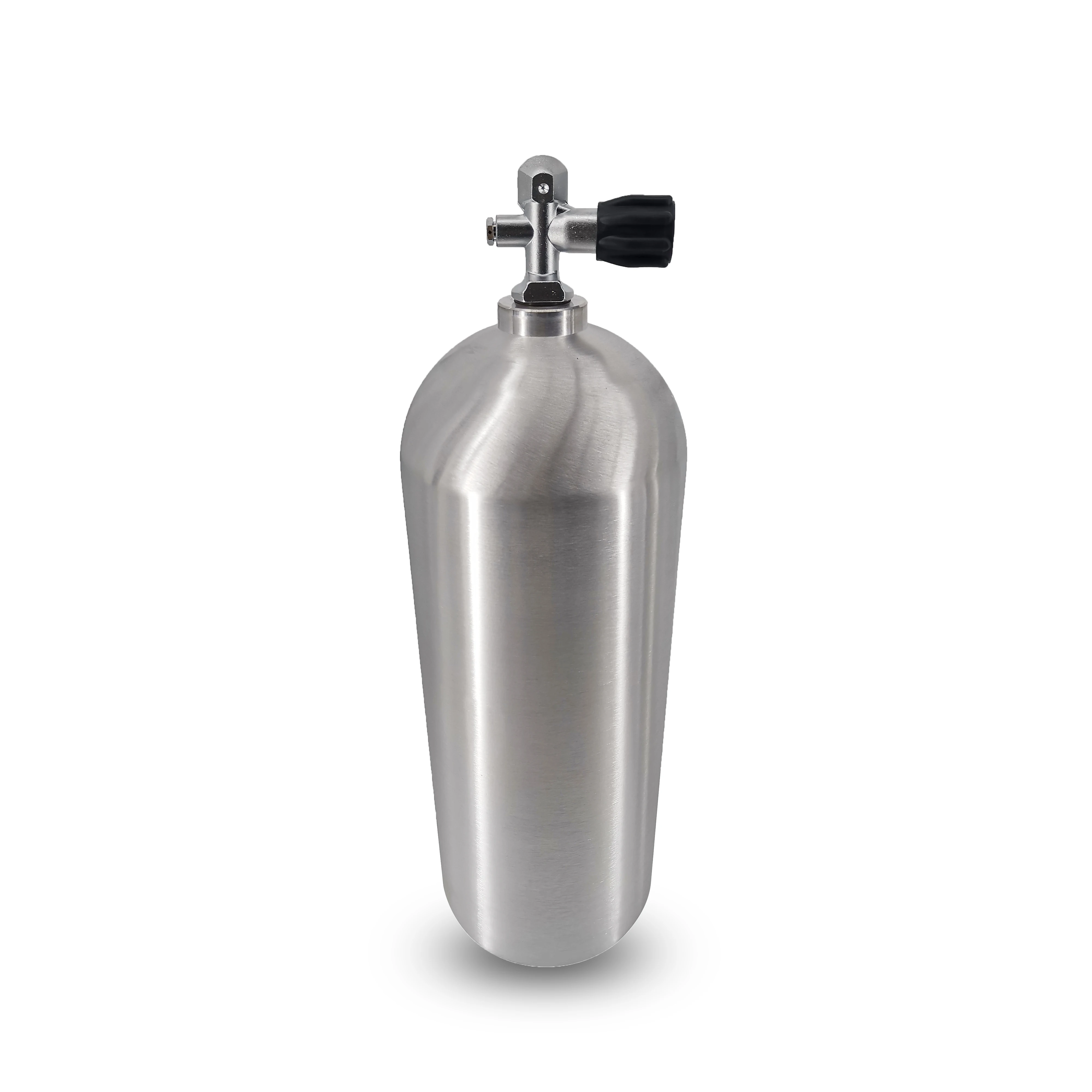 Diving Equipment 3L 6L 8L 12L Aluminum Tank with right hand tank valve for diving