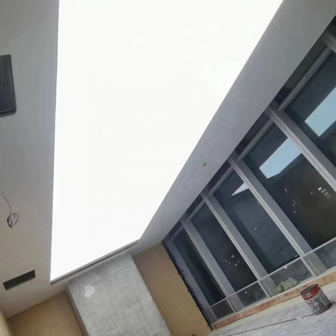 ZHIHAI high brightness white corridor ceiling customize logo photo design print pvc stretch ceiling film