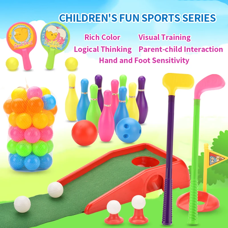 Kids bowling toy set toy indoor  family game developmental sensory sport ball toy gifts