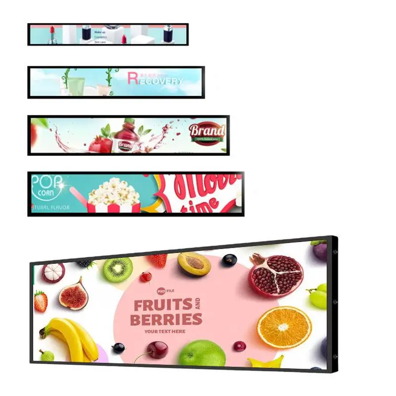 Stock Price 65 Inch Ultra Narrow Bezel LCD Video Wall Screens for Advertising