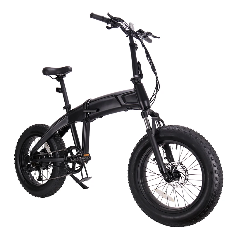 Cheap Price  500W  48V 10AH Shimano 7 Speed Folding E Bike Fat Tire Electric Bike