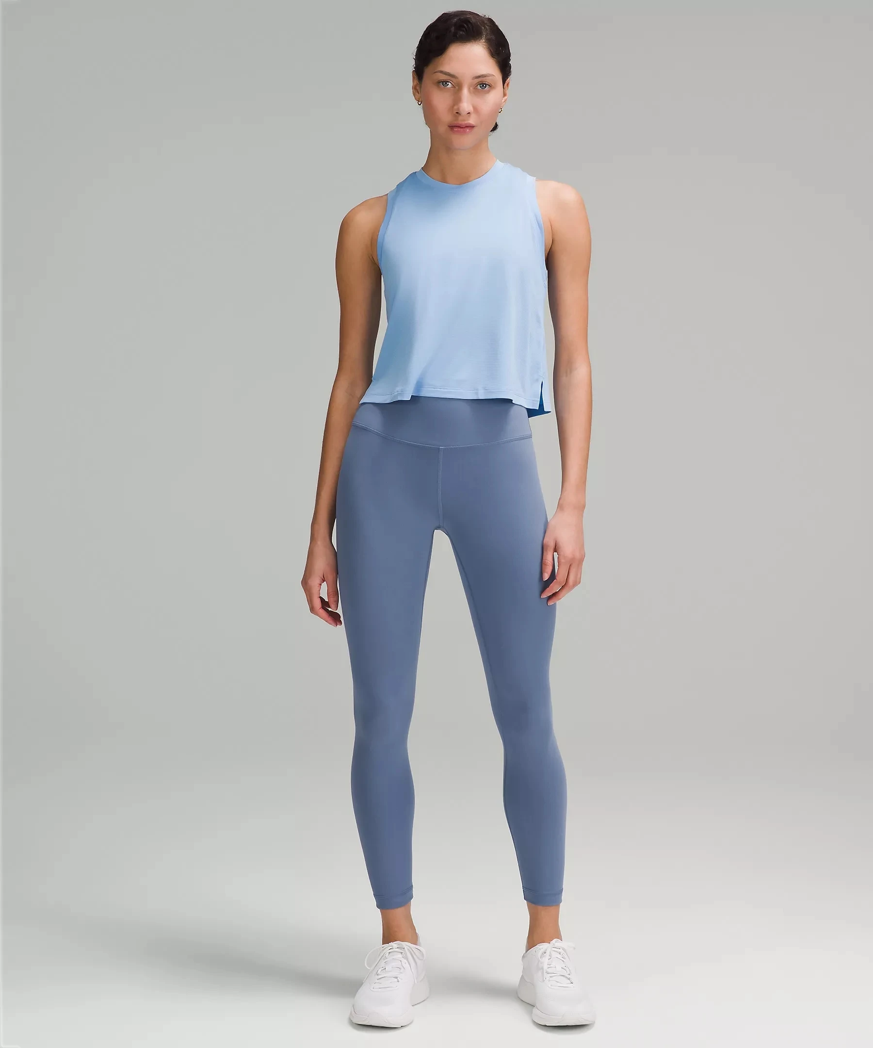 High Quality Oasis Blue Workout Basic Yoga Pants Tight Fitness Leggings For Women