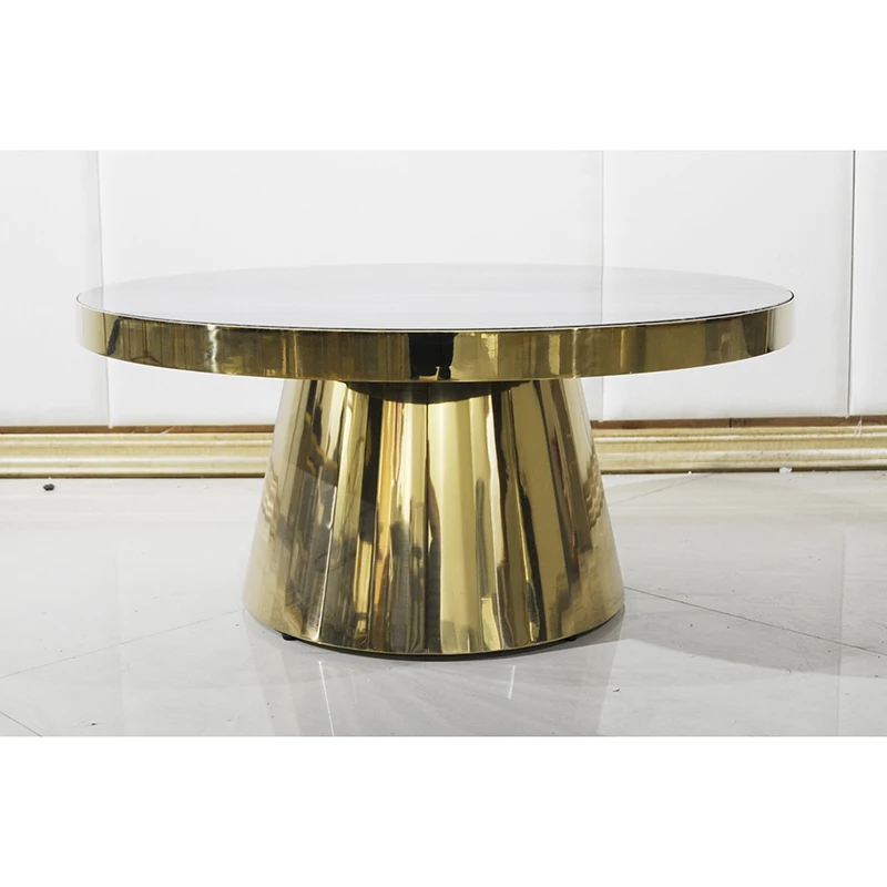 Мебель фабрики Гостиная Современная Нержавеющая Сталь Квадратная Мраморная столешница журнальный столик