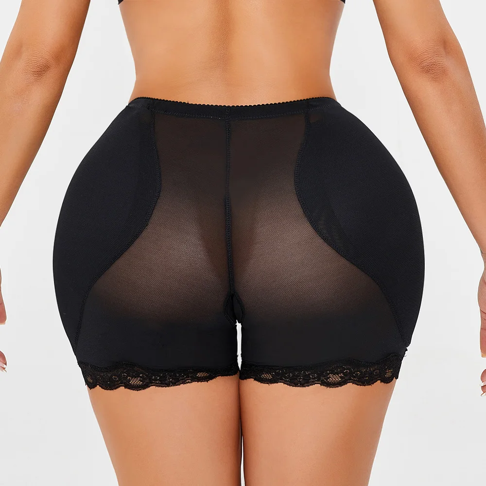 Body Shaper Pant Woman Ladies Lace Plus Size Big Ass Women Panty Butt Lifter Leggings Compression Tights With Sponge