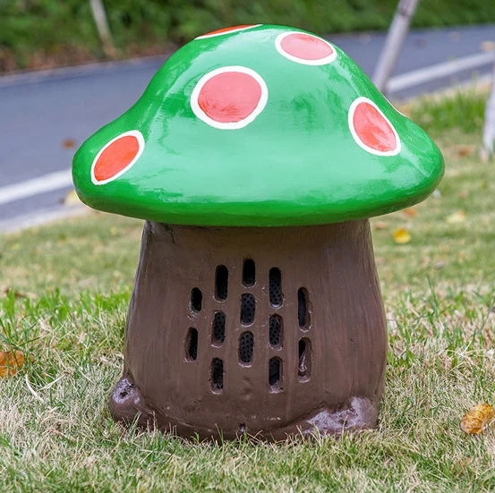 Outdoor Garden Weatherproof Ground-Mounted Speaker with 30W Transformer Powerful Sound Weather-resistant Loudspeaker