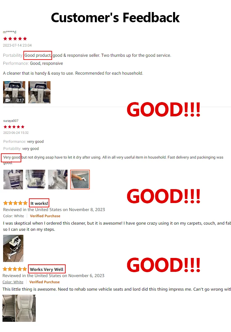 2024 Multi-Purpose Portable Deep Carpet Cleaner Sofa Vacuum Wet and Dry Cleaner Powerful Upholstery Cord Spot Cleaner For Carpet