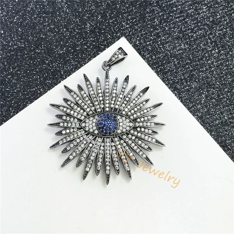 New Stunning fashion the Beautiful chrysanthemum eye shape of pendant symbol  Charm Accessoires for Bracelet Making pendant