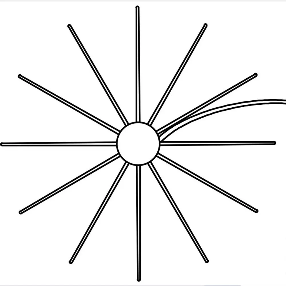 Digital Point Control RGB  Fan Light Exploding Windmill Light Firework Light for outdoor decoration