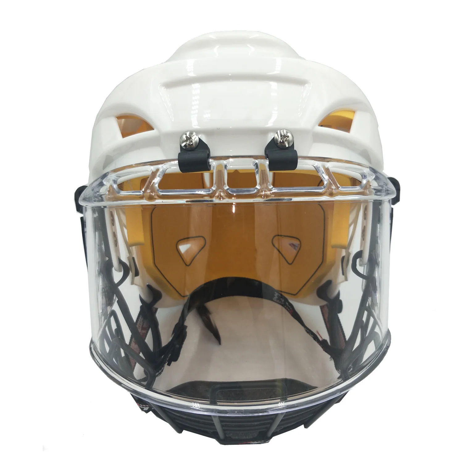 
HECC Testing Ice Hockey Helmet With Cage And Shield Visor Combo Hybrid 