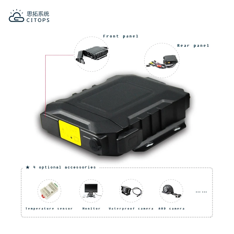  Лидер продаж 4-канальный FHD 1080P mdvr 3g 4g wifi Автомобильный черный ящик