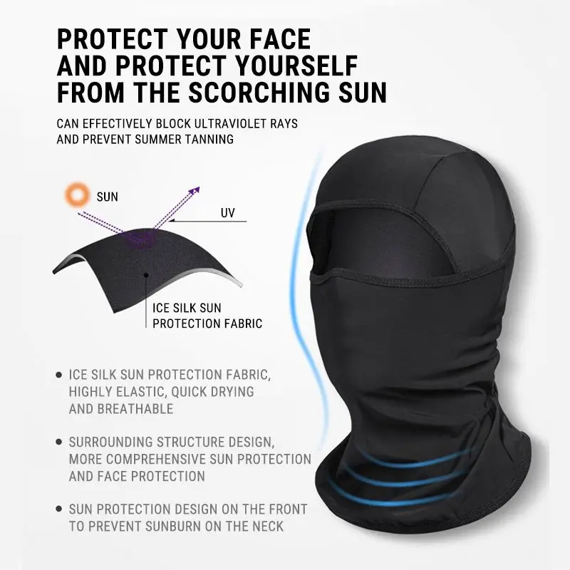 Designer Ski Masks Full Face Cover Riding Mask One Hole Spandex Windproof Riding Mask Balaclava for Men Women
