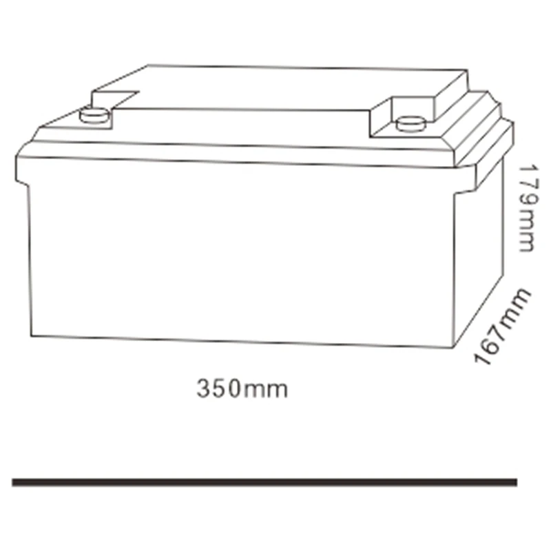 TCS SL12-70A Storage Systems Rechargeable Solar Batteries Group Deep Cycle 12v 70ah 10hr Battery