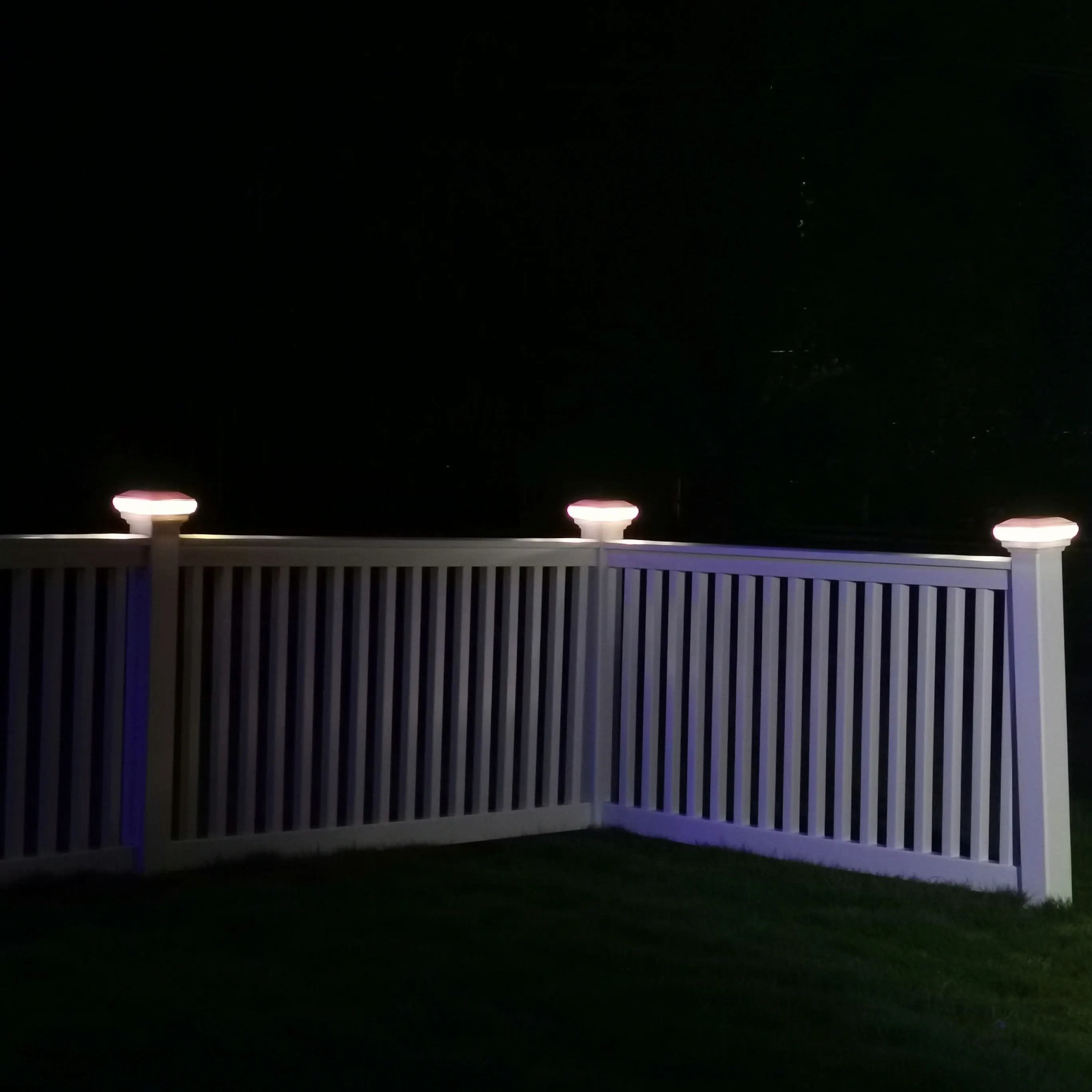 Waterproof Fence Post Pillar White Outdoor Garden Led Lighting 12 Volt Low Voltage Light