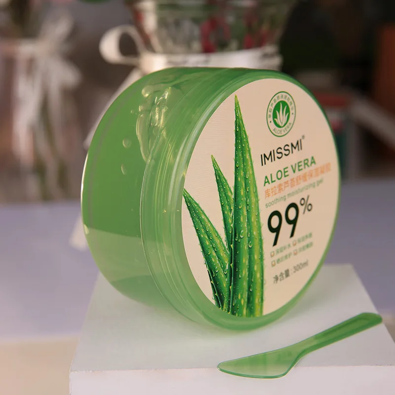 aloe vera gel 100% pure Soothing Gel for body and face sunburn repair