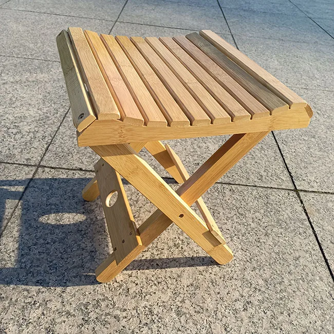 Stable And Firm, Bamboo Is Durable And Of Good Quality Pocket Folding Fishing Stool  Tube Chair Outdoor Rest Folding Stool
