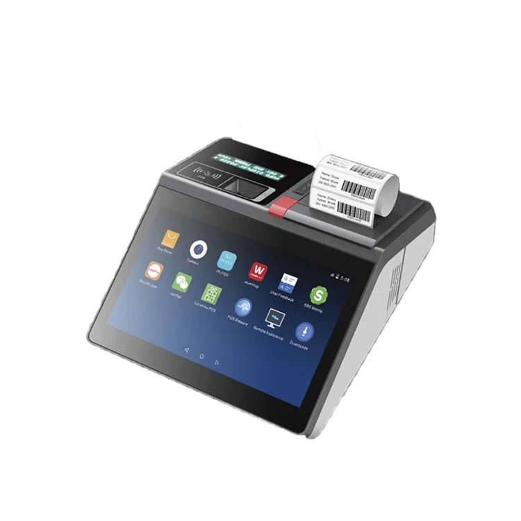 80mm Printer Cash Register Supermarket Cashier Pos Terminal Google Play Store 11.6' Tablet Pc Pos