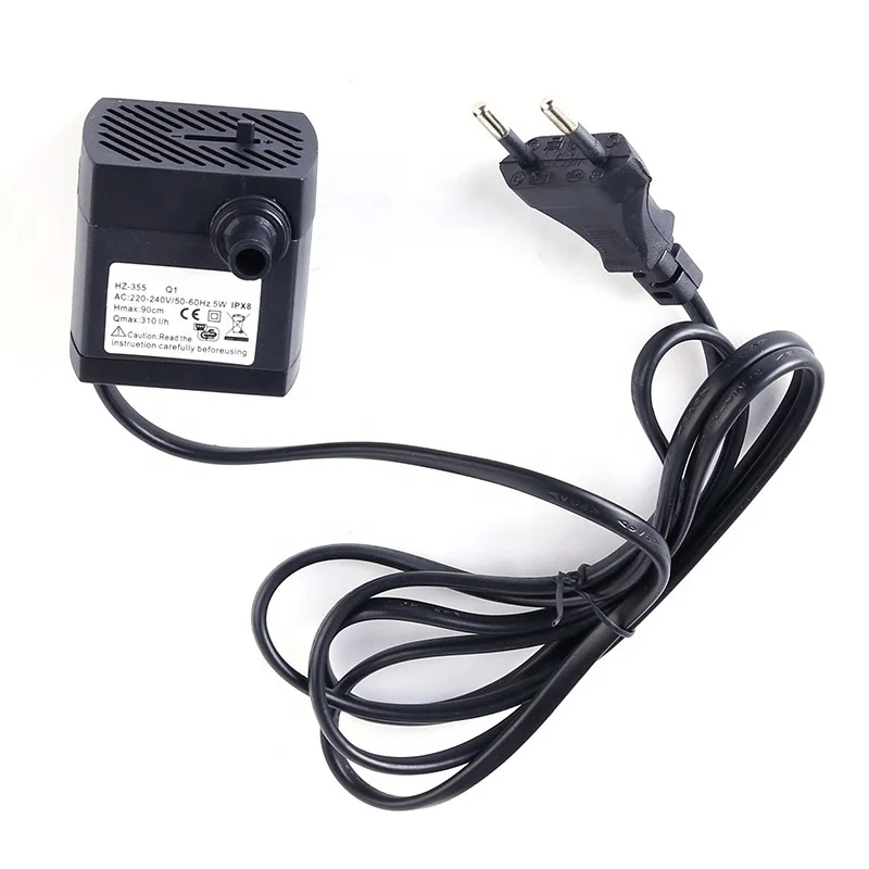 3w fish tank water pump aquarium water pump for mini water fountain