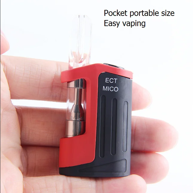 
Factory supplier E cigarette Mico vape mod CBD oil vape pen cbd e cigarette 500mah box mod for thick oil 
