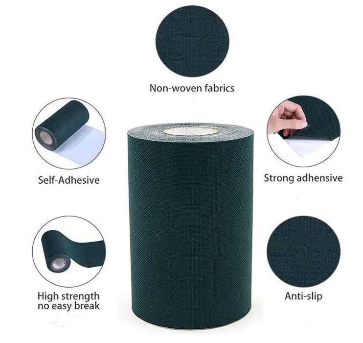 Non woven fabric artificial grass joining tape self-adhesive seaming turf tape  joint tape for bonding artificial  grass
