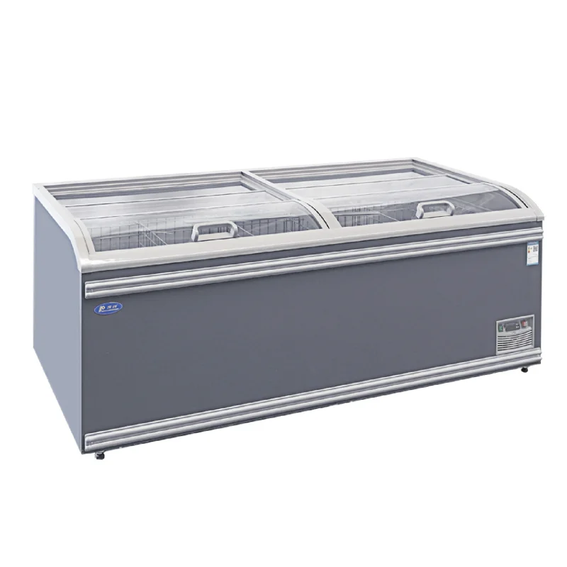 Kenkuhl Asian Style Island Freezer HN25A/ZTB-U -18°C with Widened Window & Imported Compressor