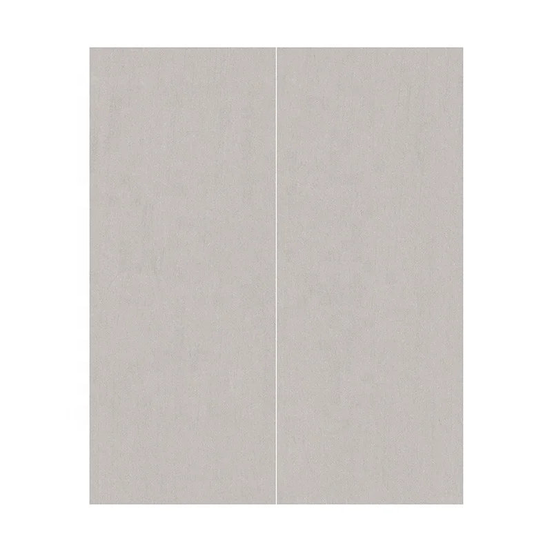 600x1200mm Matt plain grey full plorcelain tile rustic floor tiles non-slip wear-resisting restaurant clothing shop indoor