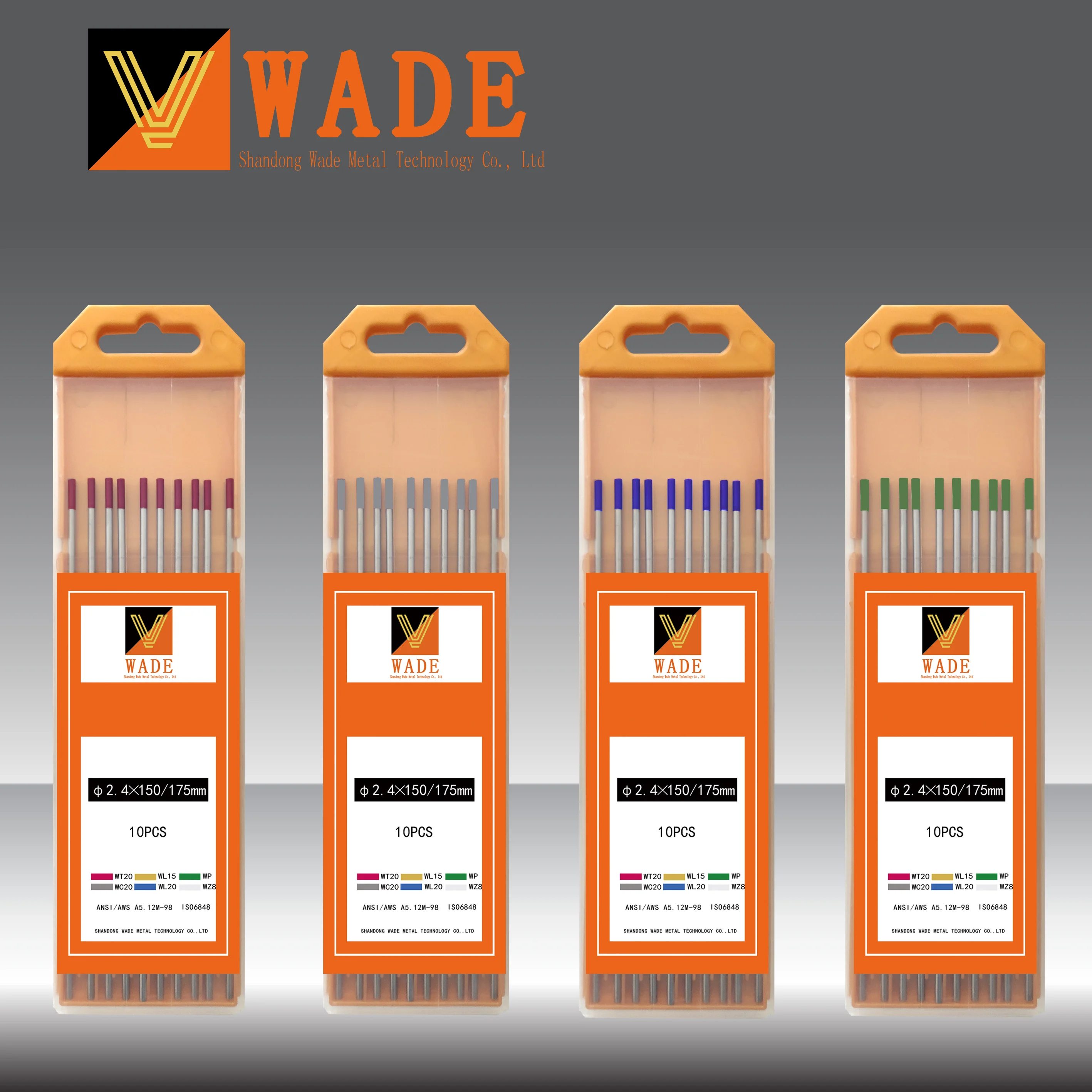 WT20/WC20/WL15/WP/WY/WZ/WES tungsten electrode for TIG welding tungsten rod