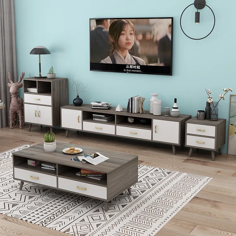 Home  Living room furniture cabinet Modern  tv stands Coffee Table