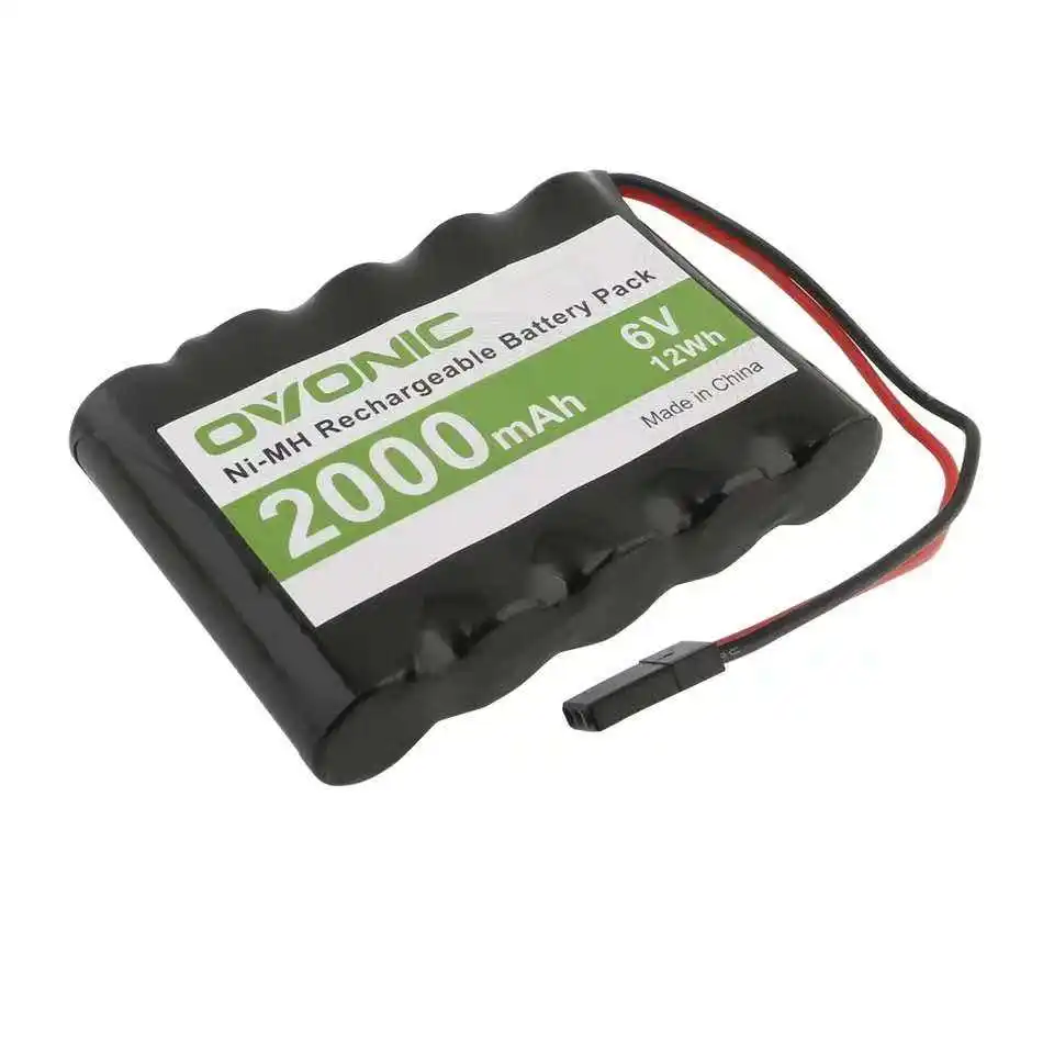 Rechargeable NIMH 6V 2ah  Battery Pack 2000mah made in China