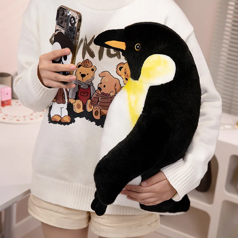 17cm 23cm 35cm 45cm Super Soft Realistic Penguin Plush Toy Standing Penguin Stuffed Toys