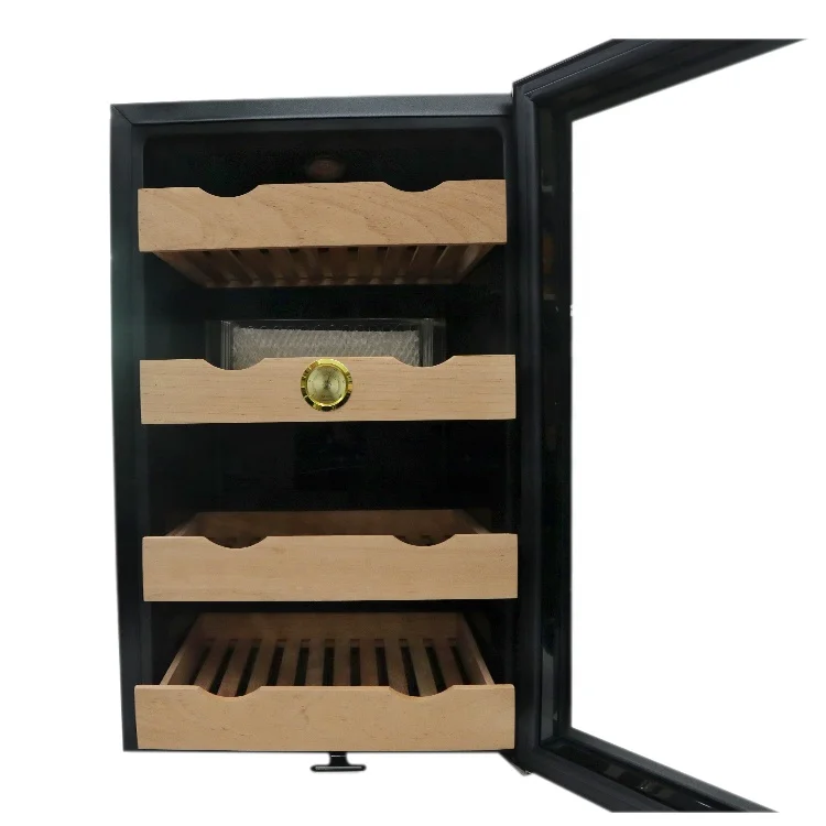 Custom Logo Cigar Humidor Temperature Controlled Cigar Humidor Electrical Cigar Humidor Cabinet