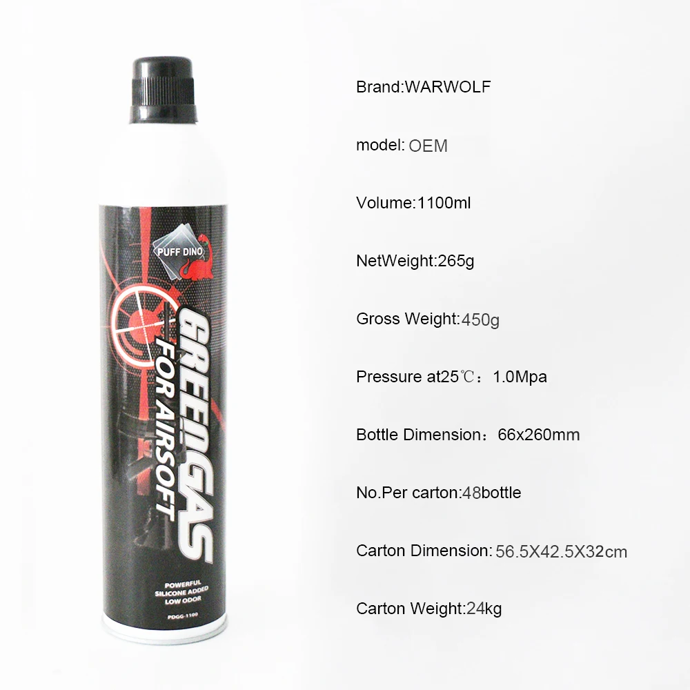 
Customised PUFF DINO airsoft gas 