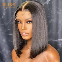 Bliss US CA Free Shipping Short Bob Wigs Human Hair Lace Front Bob Wigs Ship From US IN STOCKS