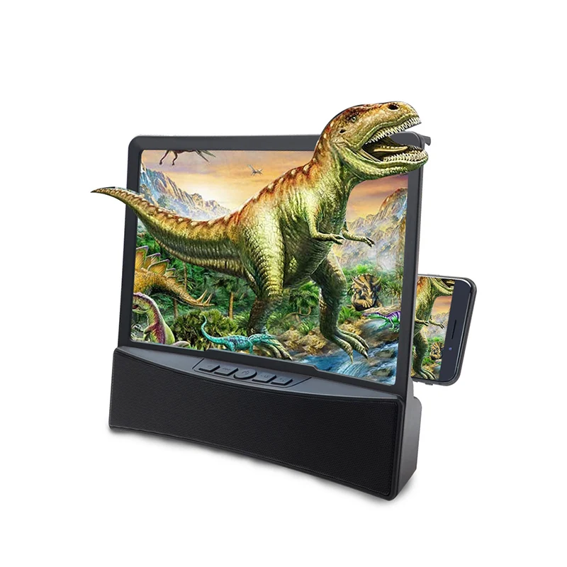 2020 New Electronic Gadgets 3D  mobile phone screen Magnifier amplifying Portable Wireless  speaker