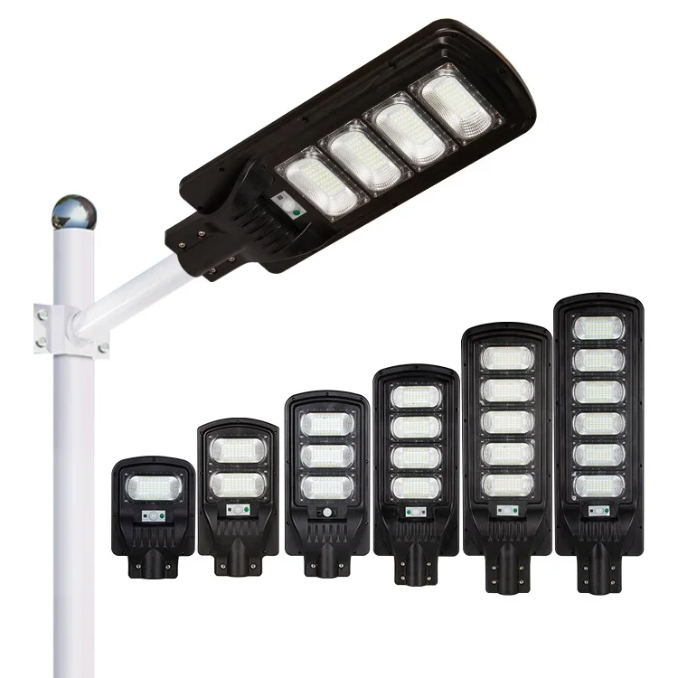 Commercial Public Induction Post Light 50W 100W 150W 200W 250W 300W LED Solar Street Light