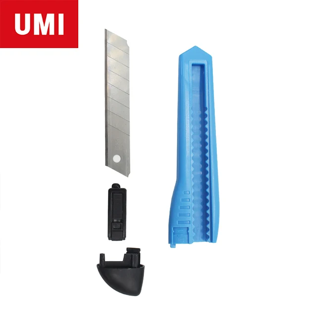 
Office 9mm Industrial safety art knifes retractable blade utility knife with plastic handle 