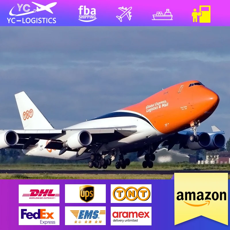 China forwarding Agent  DHL UPS TNT FedEx  Air freight DDU From China to the USA Canada Europe