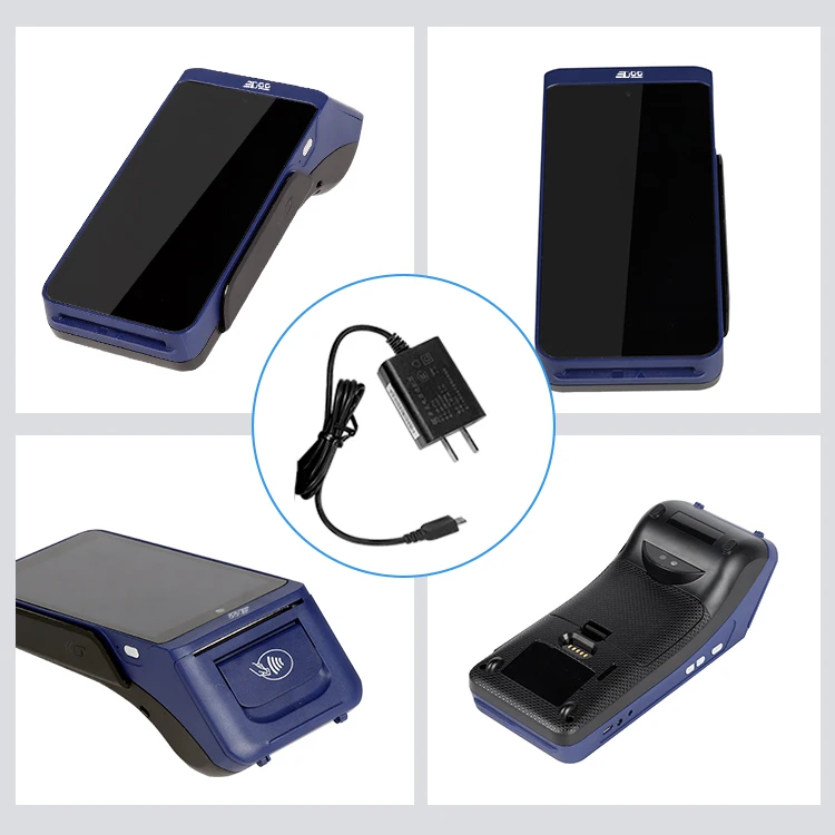 Высокоскоростной мини беспроводной Android Pda 1d 2d сканер штрих-кода принтер Qr-кода Pos терминальные принтеры и сканеры