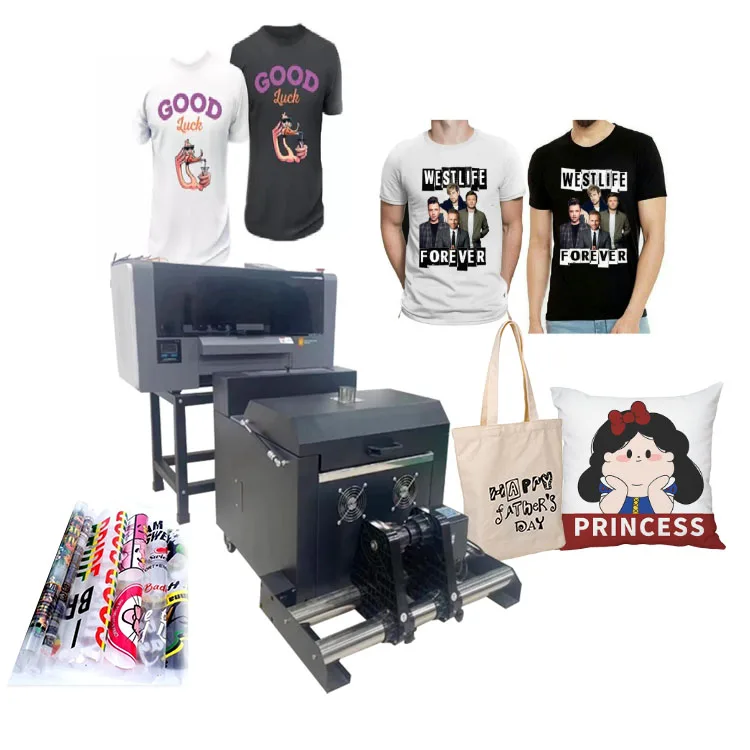 Goosam Heat Transfers Textile Inkjet Printer 2 i1600 i3200 Head 13 Inch DTF Printing For T-Shirt 30cm DTF Machine
