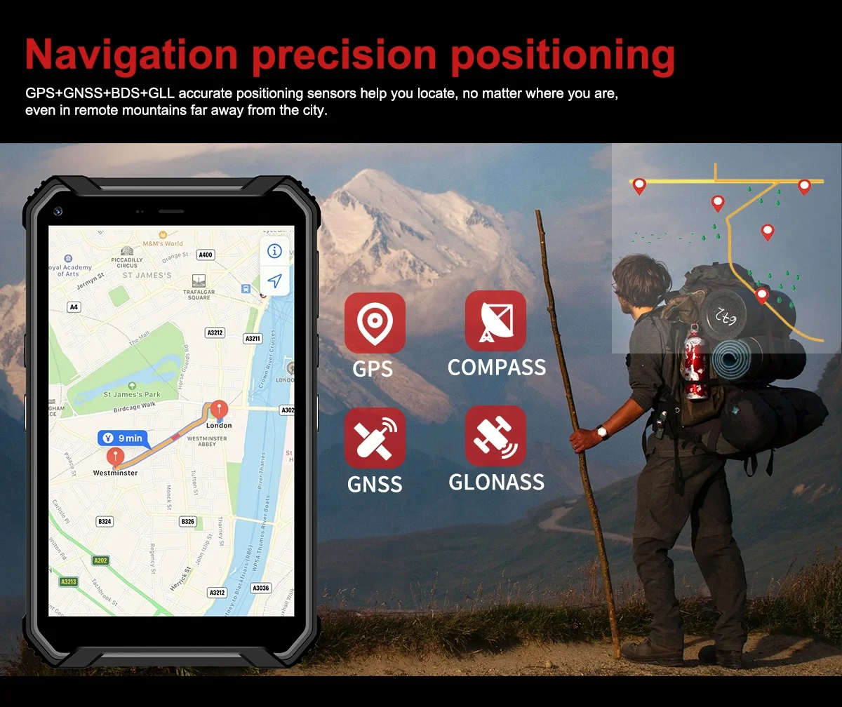 Phonemax Rugged tablet IP68 Waterproof Dustproof Shockproof 4G 8 inch HD LTE  Android 10.0 Rugged Tablet