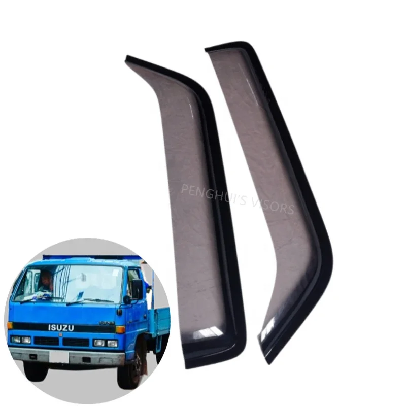 Used Japanese Trucks Custom Car Parts Sun Window Visor Car Door visors NPR NKR Elf  For Isuzu
